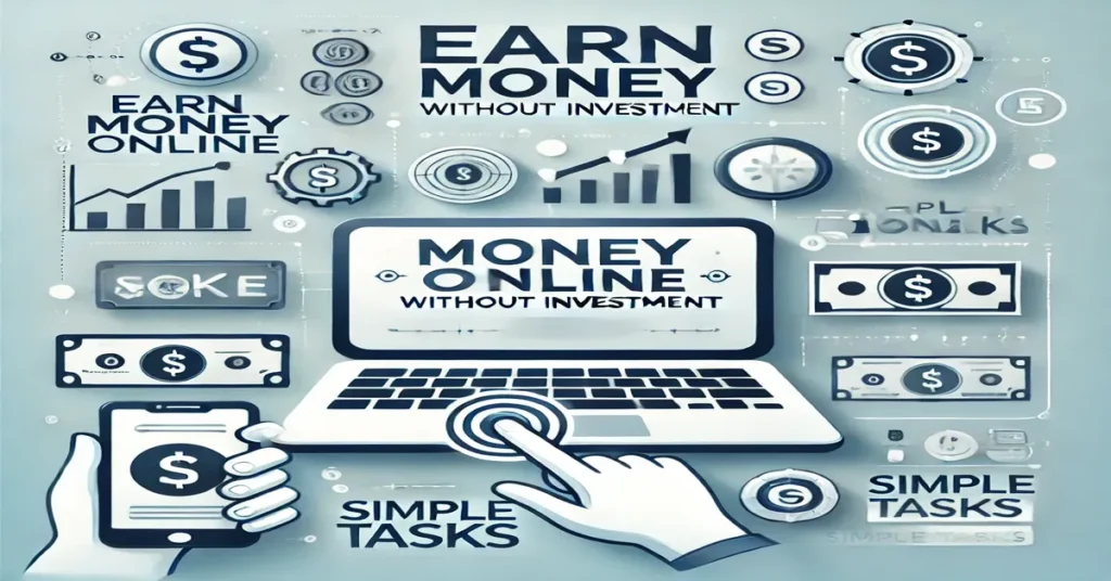 make money online without investing performing simple tasks