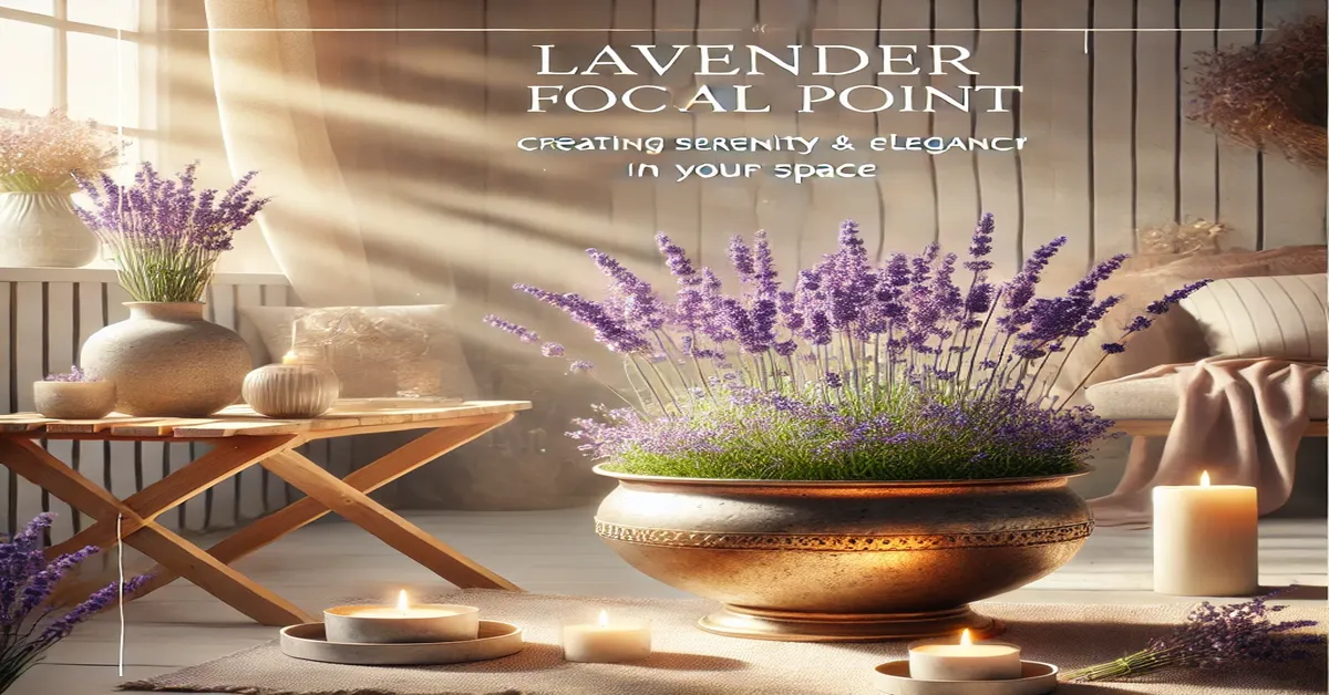 lavender focal point