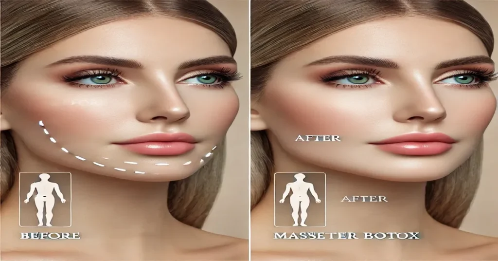 masseter botox before and after