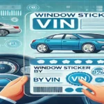 window sticker by vin