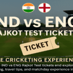IND vs ENG Rajkot Test Tickets